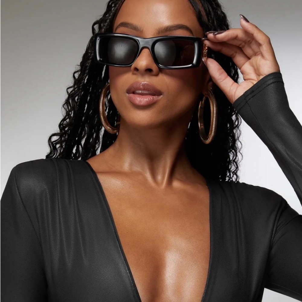 Bebe Rectangular Sunglasses - Picture 1 of 9